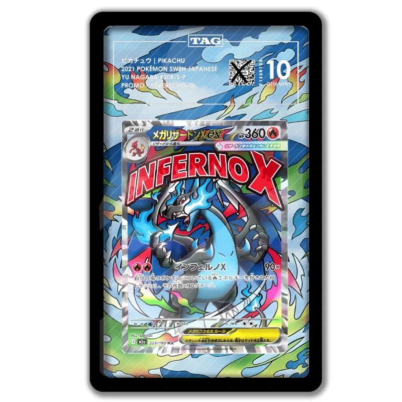 Cornice Espositiva Charizard Fiamme Spettrali UPC Promo