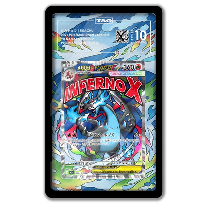 Cornice Espositiva Charizard Fiamme Spettrali UPC Promo