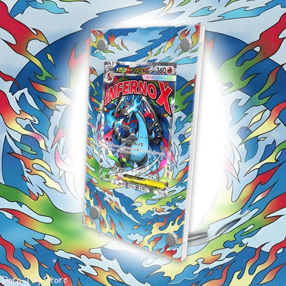 Cornice Espositiva Charizard Fiamme Spettrali UPC Promo