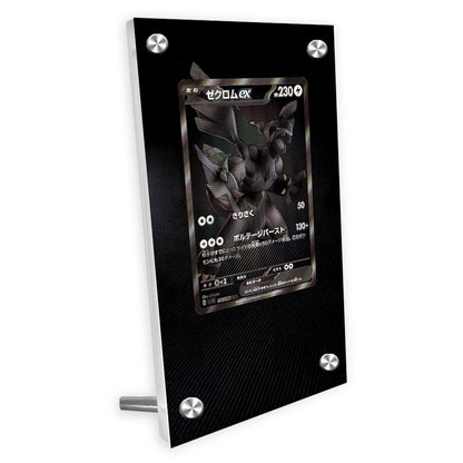 Cornice Espositiva Reshiram Ex e Zekrom EX Fuoco Bianco e Luce Nera